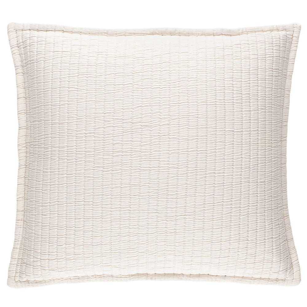 Boyfriend Matelasse Sham | Ivory