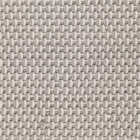 Two-Tone Rope Handwoven Indoor/Outdoor Rug Swatch | Platinum/Ivory