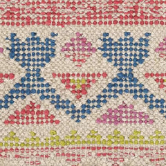 Stony Brook Hand Loom Knotted Cotton Rug Swatch | Multi