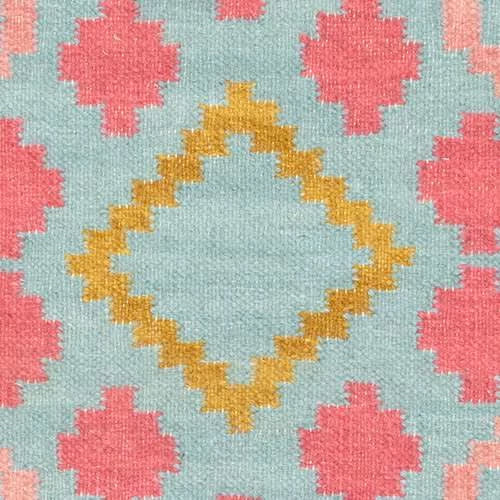 Jelly Roll Handwoven Wool Rug Swatch | Multi