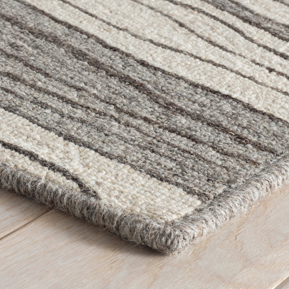 Andres Hand Micro Hooked Wool Custom Rug by Bunny Williams | Grey