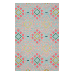 Jelly Roll Handwoven Wool Rug | Multi