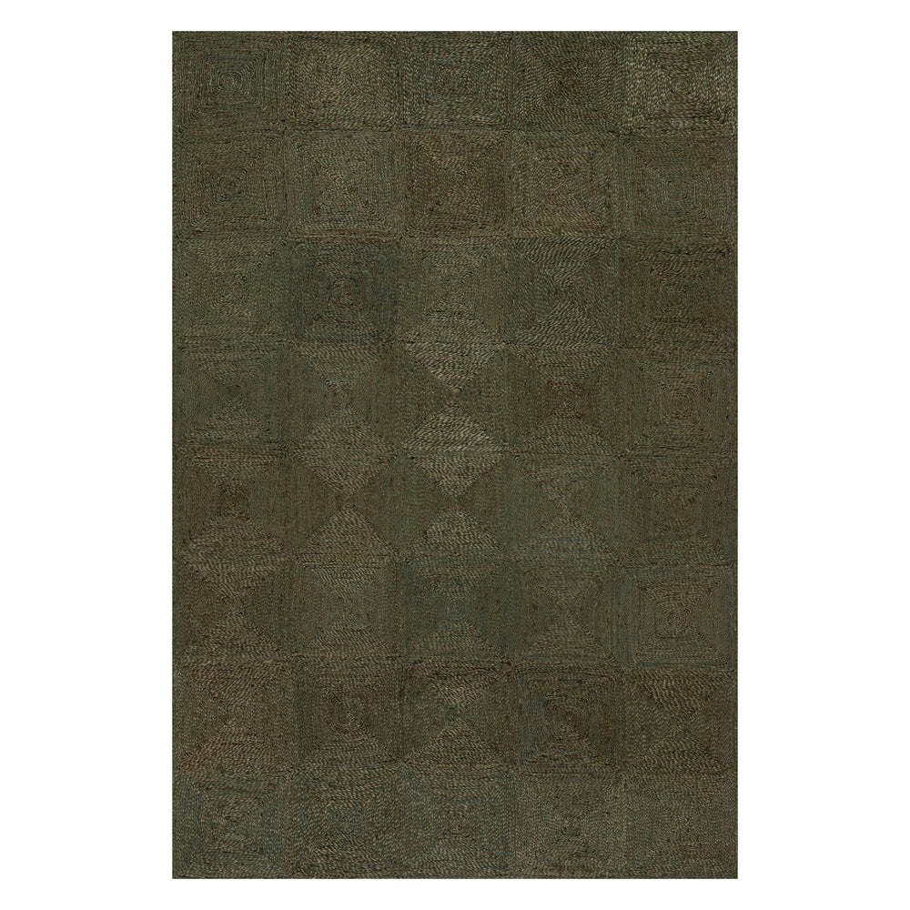 Laux Textured Handmade Jute Rug | Green