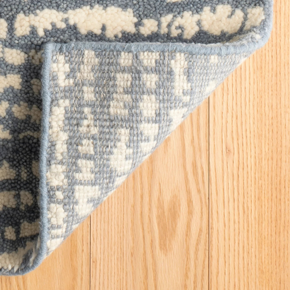 Shepherd Hand Knotted Wool Rug | Pewter Blue