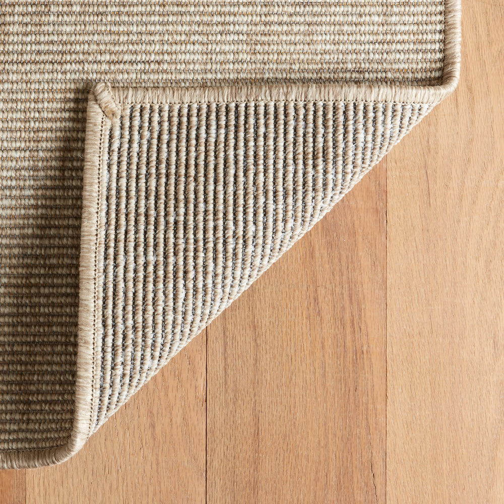 Russell Woven Indoor/Outdoor Custom Rug | Khaki