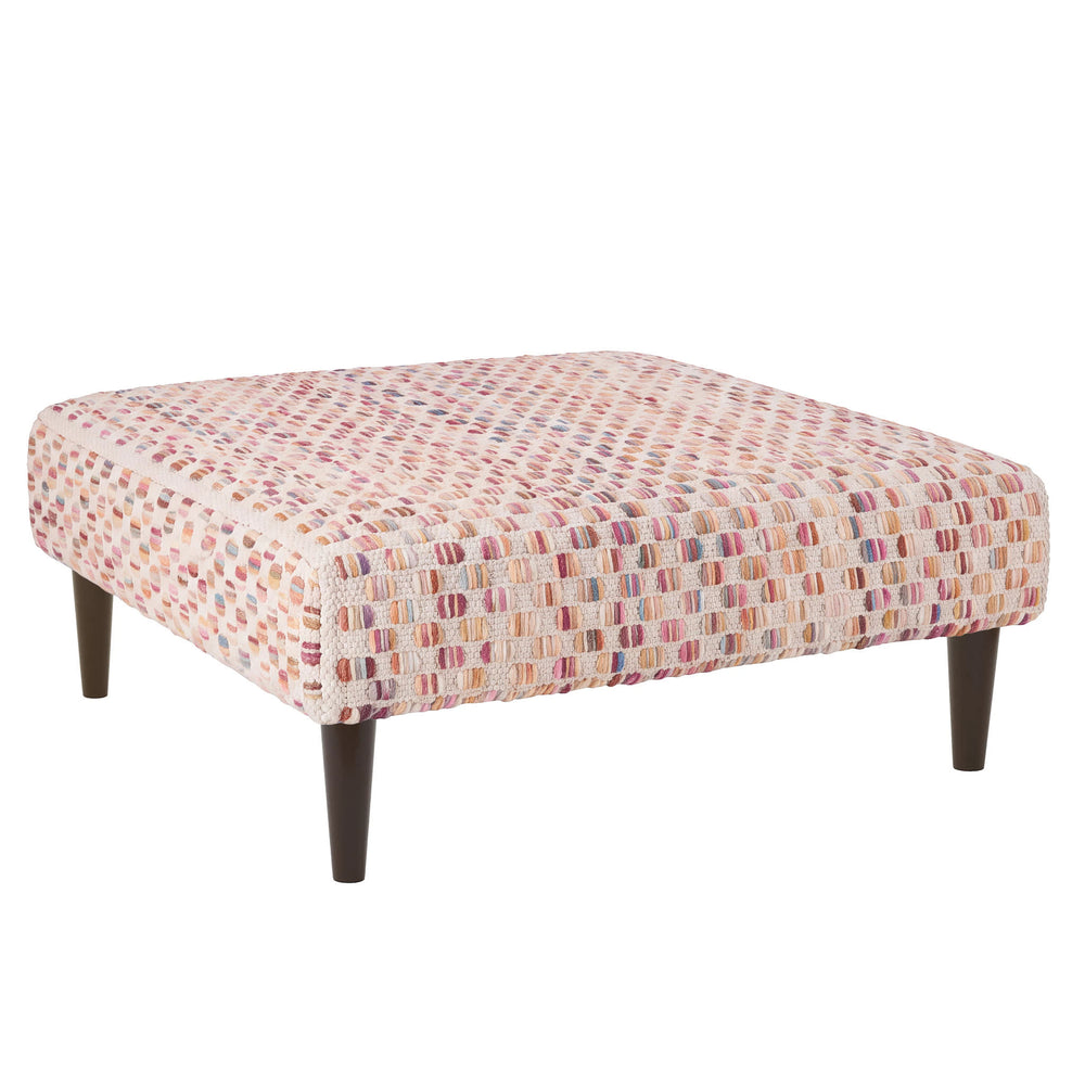 Torrey Rug Ottoman | Multi