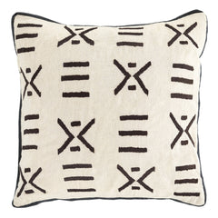 Kitale Embroidered Decorative Pillow Cover | Ivory