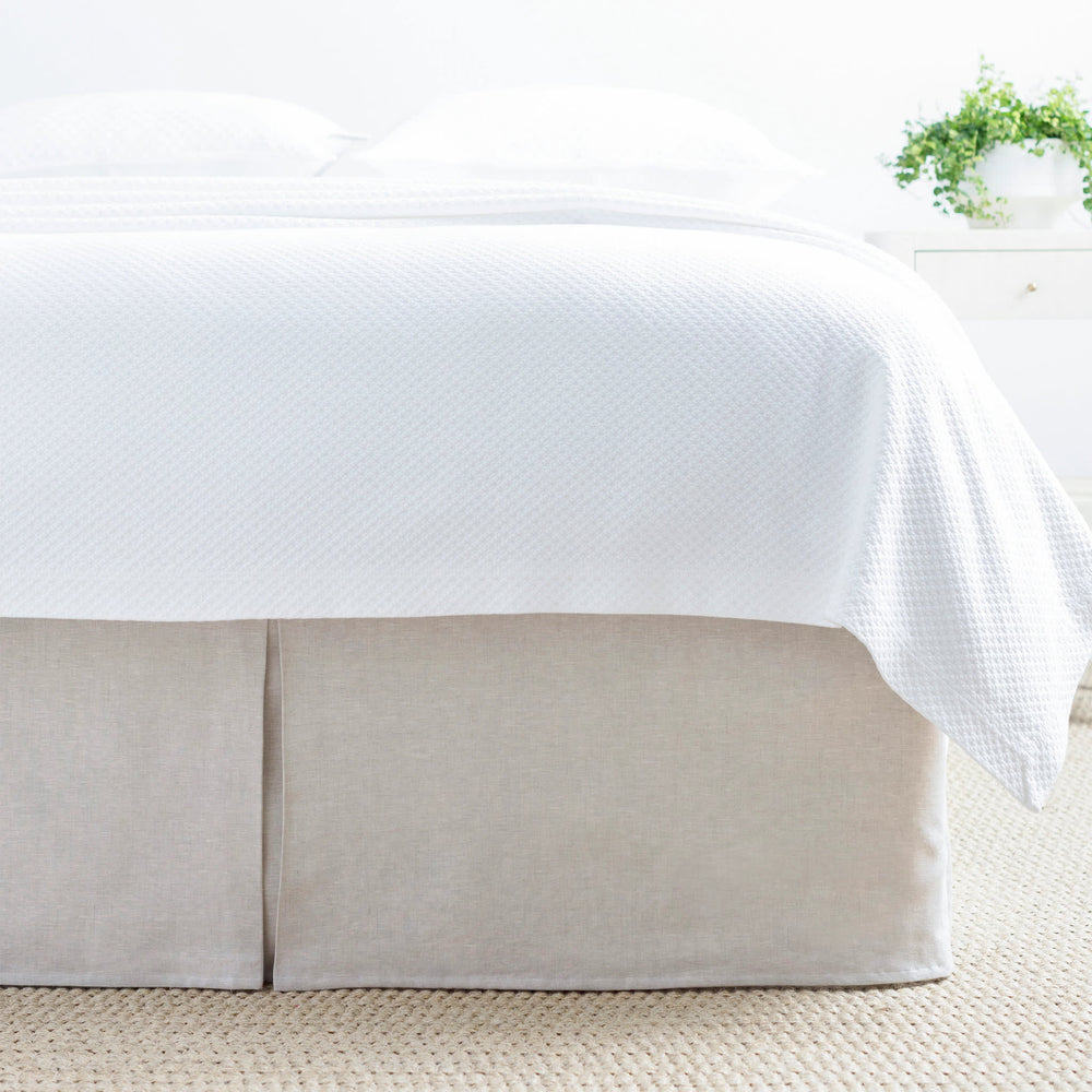 Lush Linen Bed Skirt | Natural
