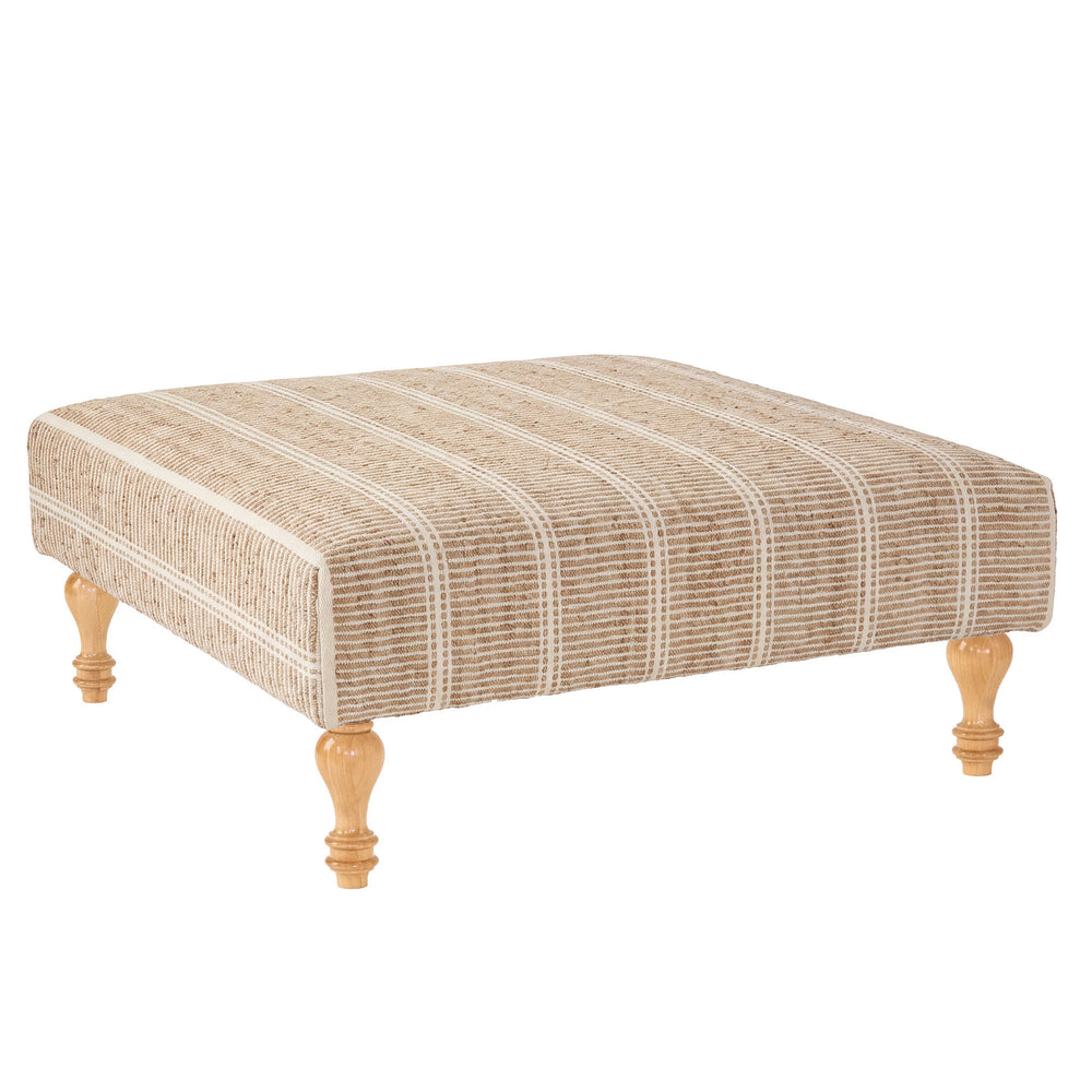 Arbor Rug Ottoman | Ivory