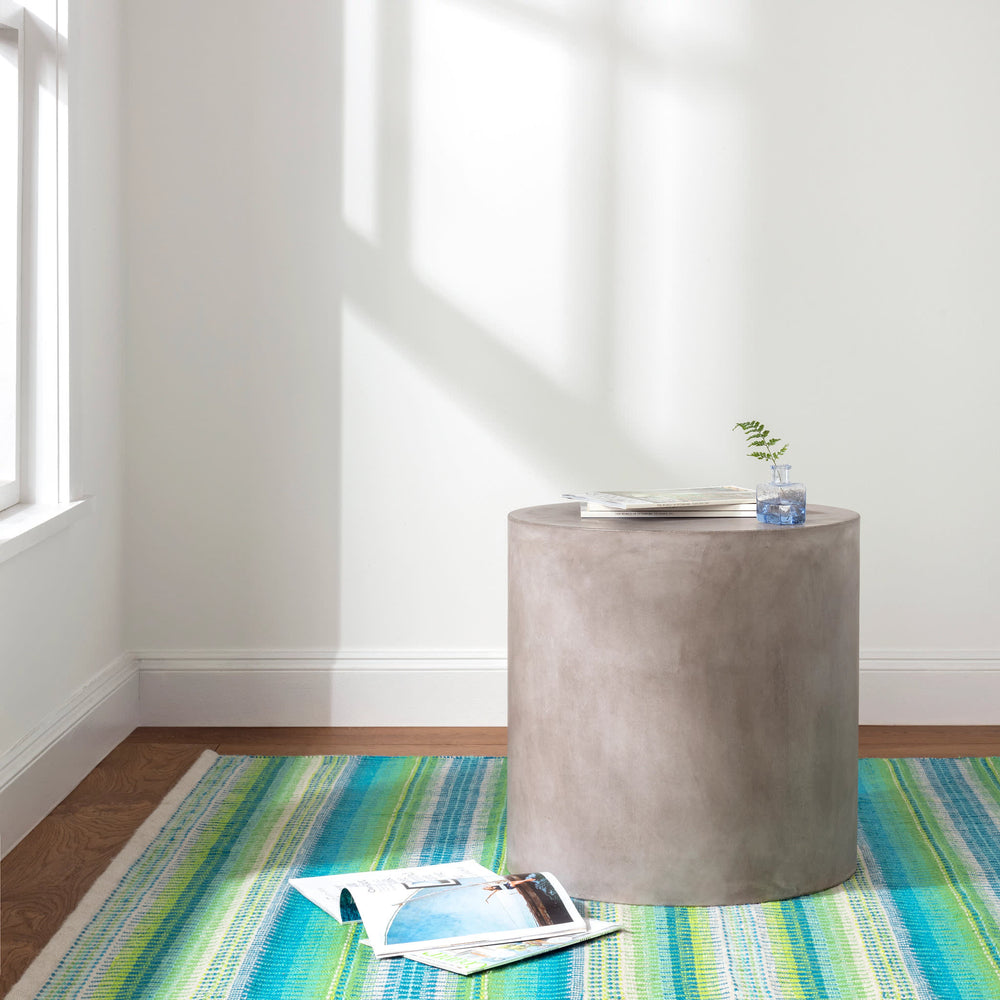Folly Handwoven Indoor/Outdoor Rug | Blue/Green