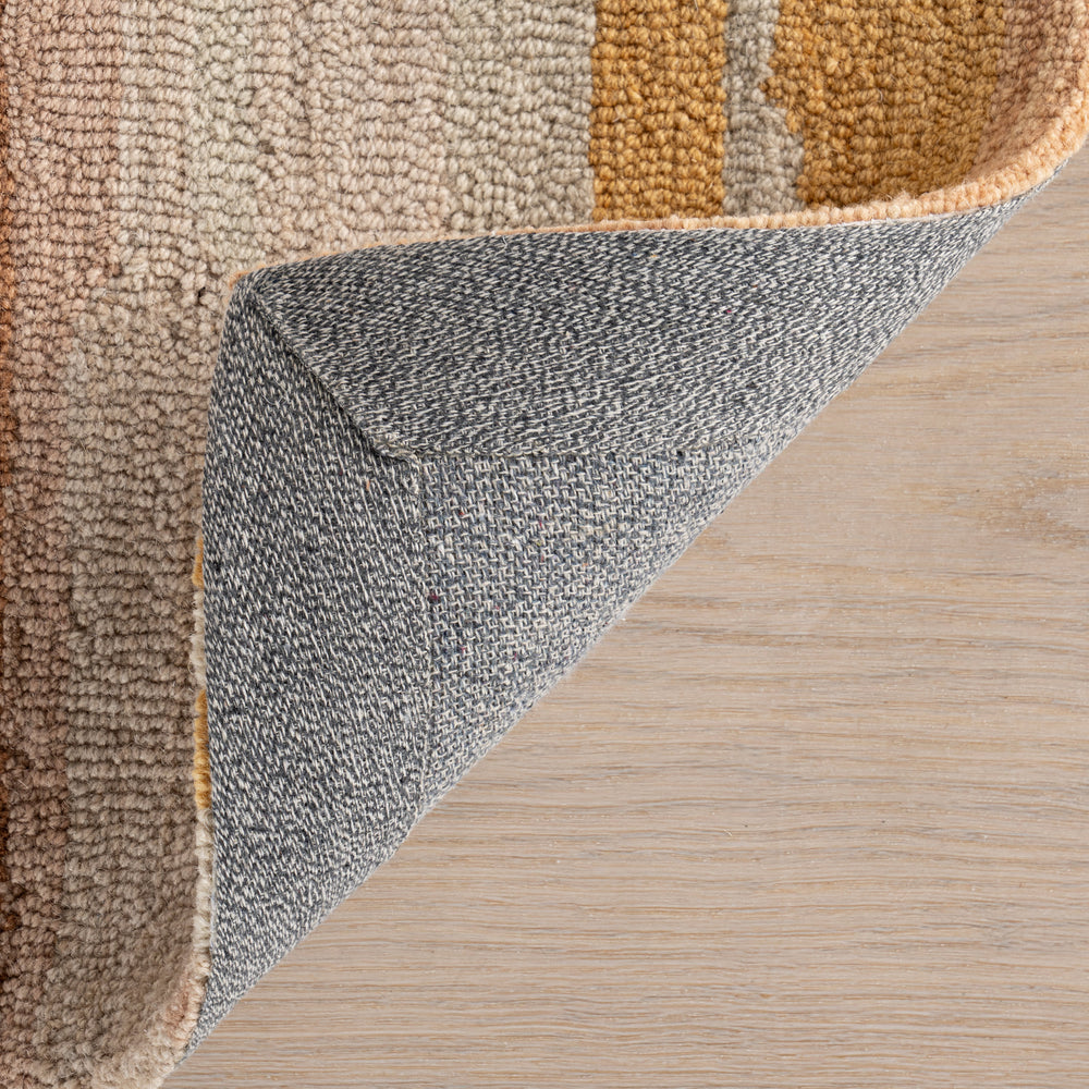Zare Transitional Abstract Indoor Rug | Orange
