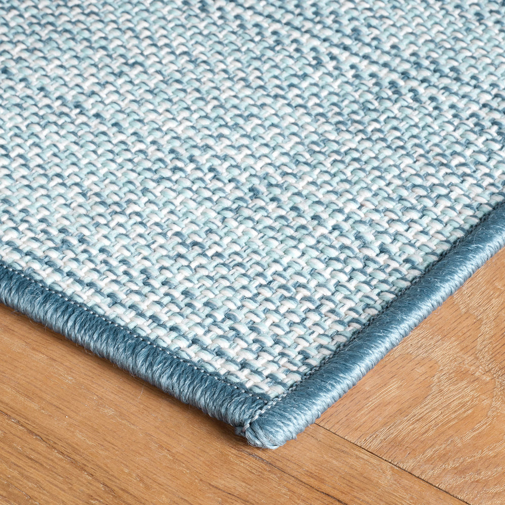 Lakeside Woven Indoor/Outdoor Custom Rug | Slate
