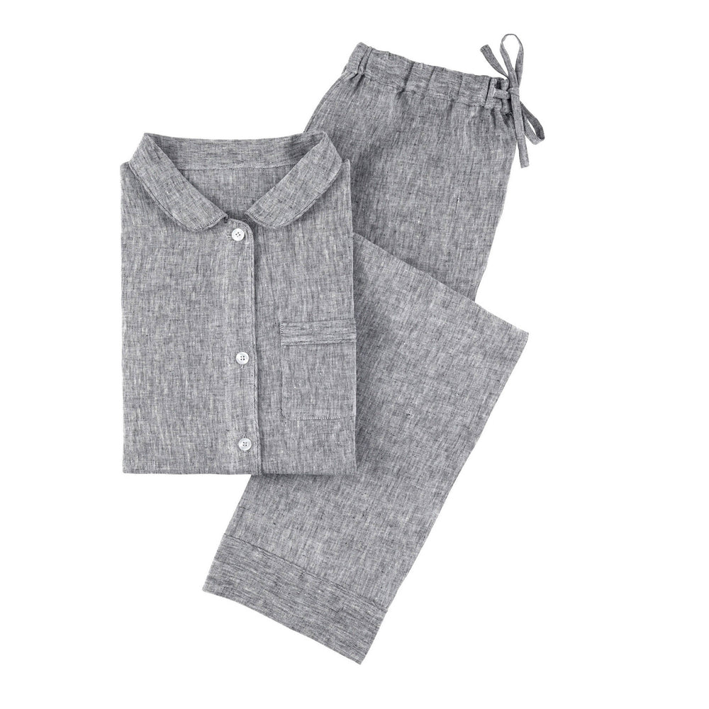 Lush Linen Pajama | Black