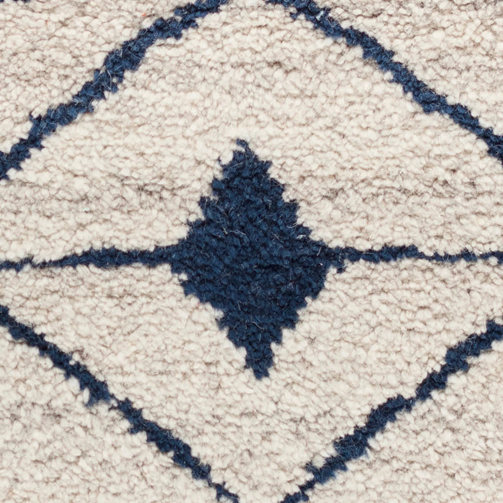 Kenitra Hand Knotted Wool Rug Swatch | Indigo