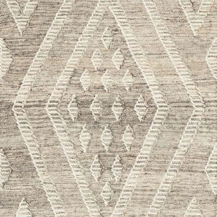 Healy Handwoven Wool Rug Swatch | Grey