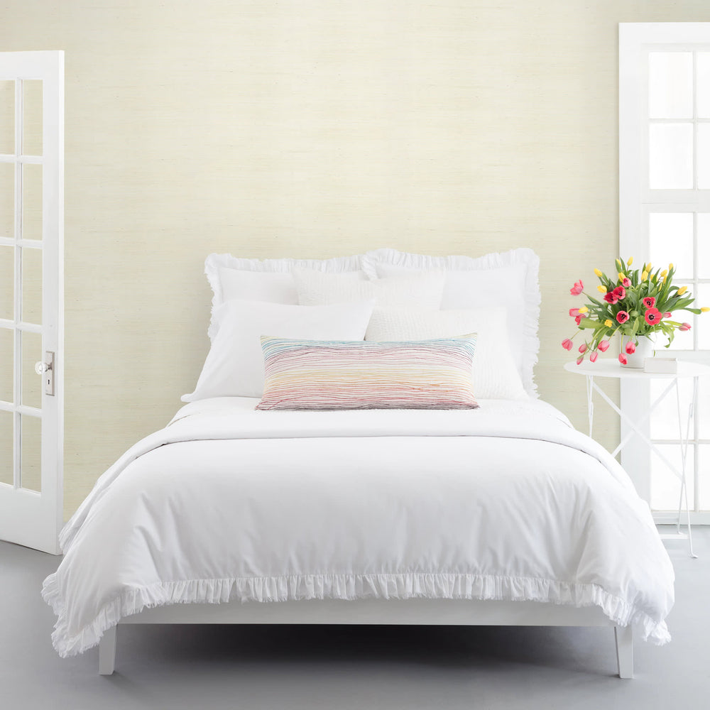 Samoa Grasscloth Wallpaper | Silver