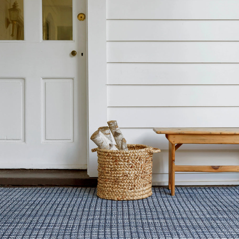 Coco Handwoven Indoor/Outdoor Rug | Blue