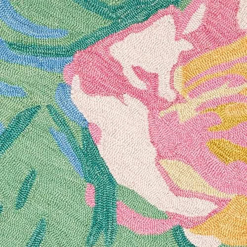Dew Pond Hand Micro Hooked Wool Rug Swatch | Green