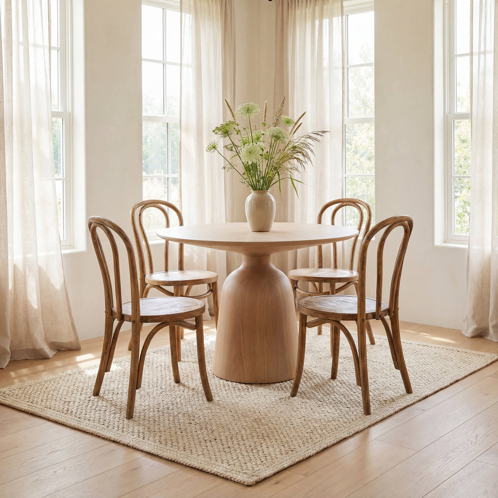 Thale Textured Handmade Jute Rug | Bleach