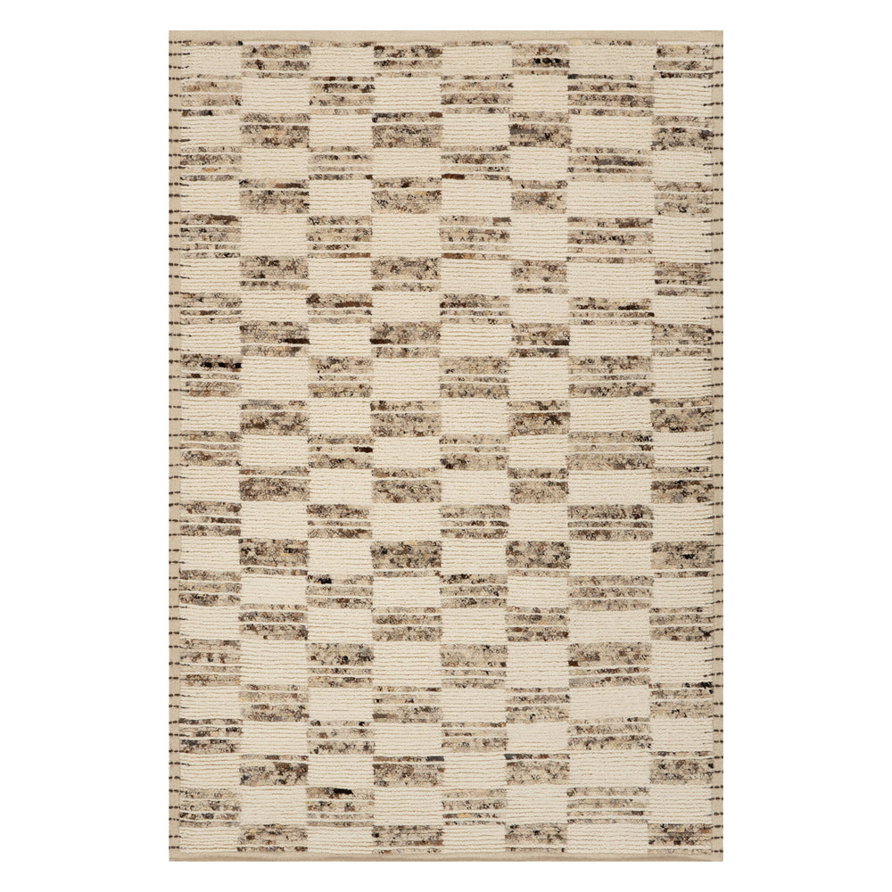 Ayson  Modern Geometric Rug | Grey
