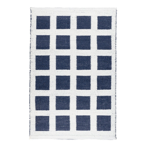 Titto Handwoven Indoor/Outdoor Rug | Navy