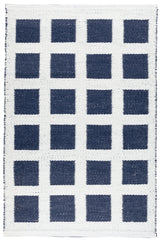 Titto Handwoven Indoor/Outdoor Rug | Navy
