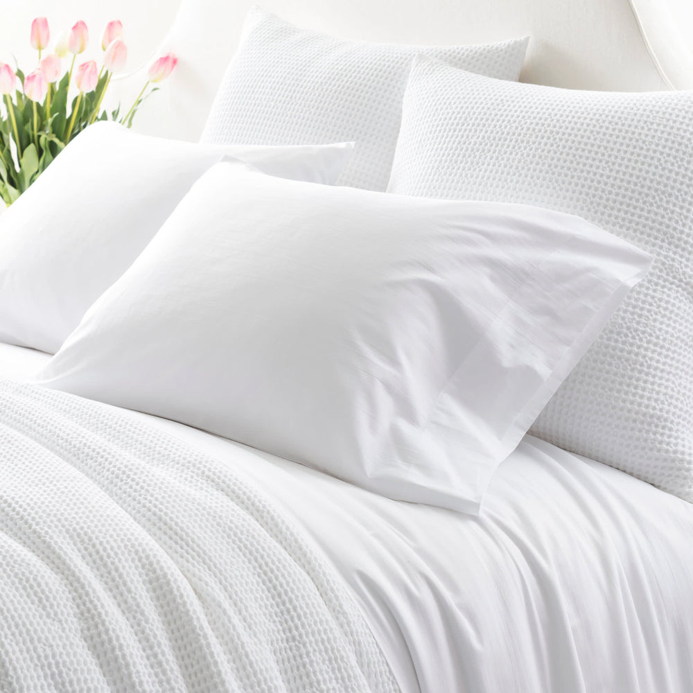 Essential Percale Pillowcases | White
