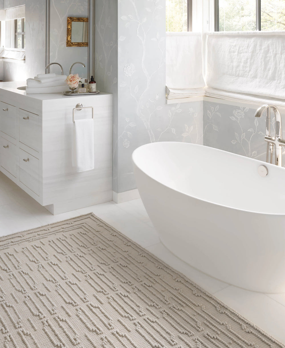 Campbell Handwoven Wool Rug | Plaster