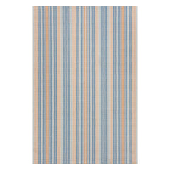 Stockholm Striped Machine Washable Rug | Blue