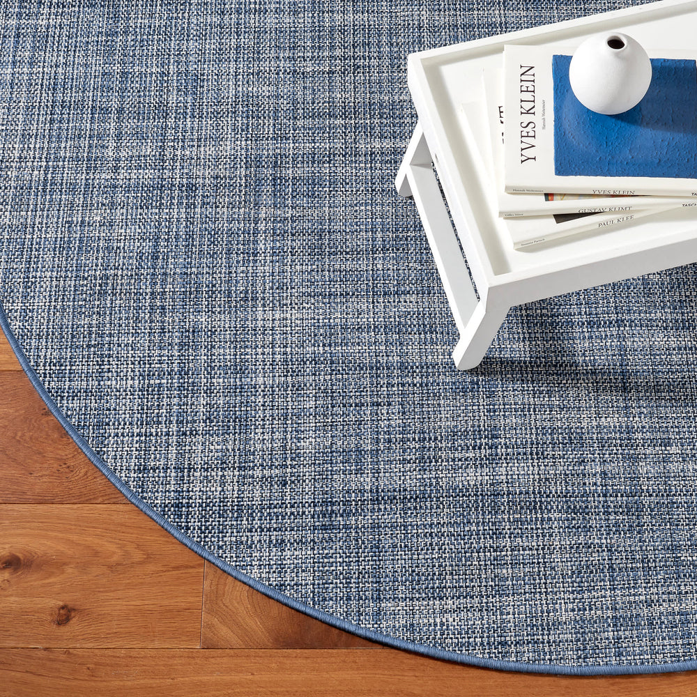 Fusion Handwoven Indoor/Outdoor Custom Rug | Blue