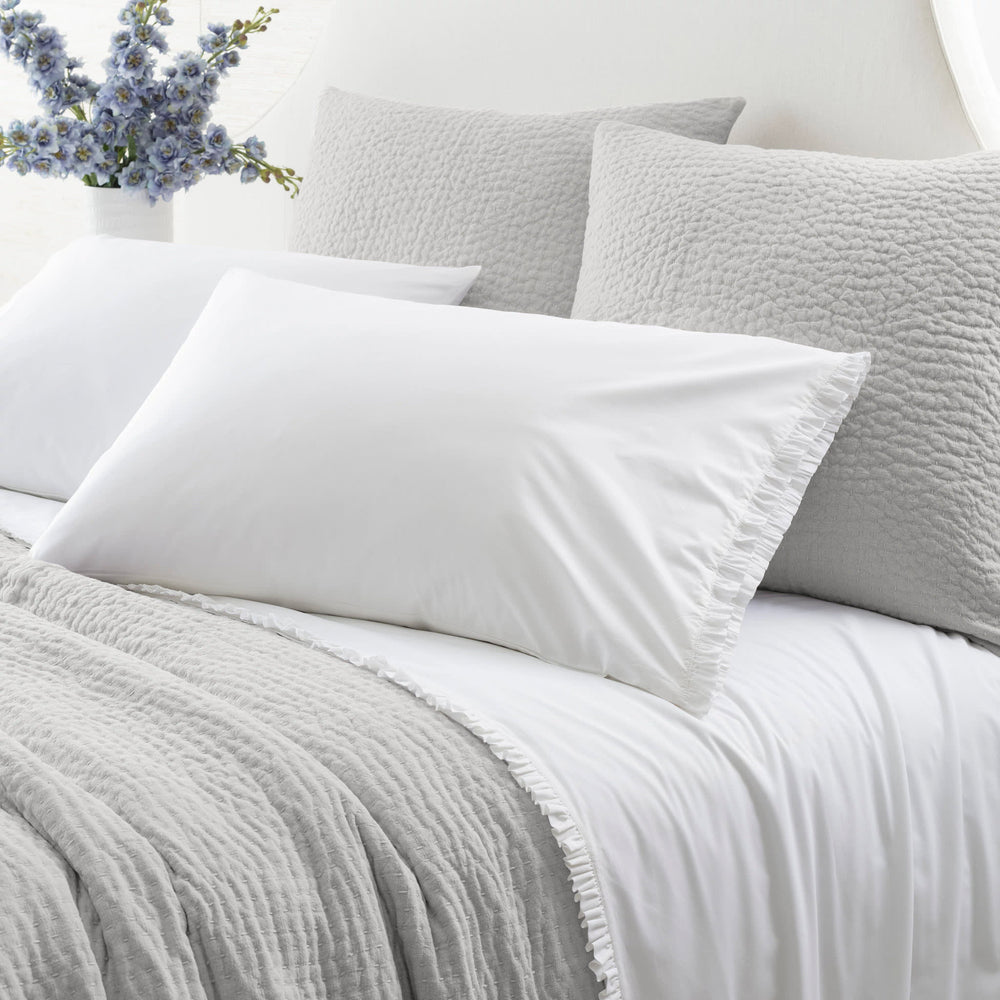 Classic Ruffle Sheet Set | White