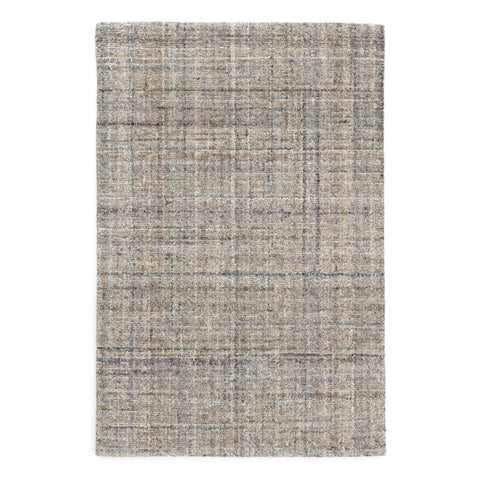 Harris Hand Micro Hooked Wool Rug | Blue/Brown
