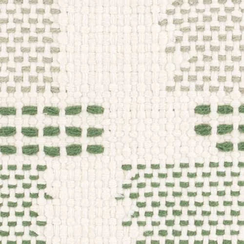 Tread Lightly Handwoven Cotton Rug Swatch | Green