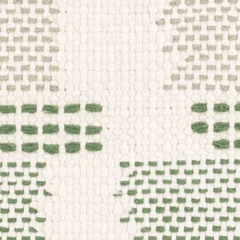 Tread Lightly Handwoven Cotton Rug Swatch | Green