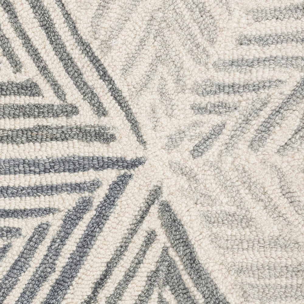 Karari Hand Hooked Wool Rug Swatch | Blue
