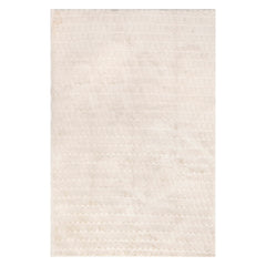 Milazia Honeycomb Plush Cloud Washable Rug | Beige