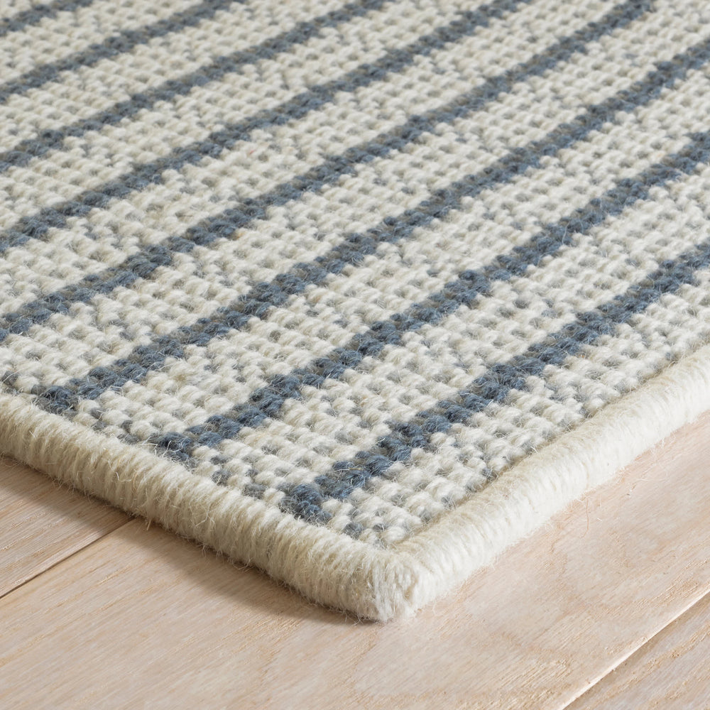 Lawrence Woven Wool Custom Rug | Denim