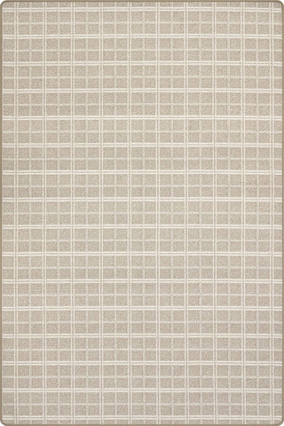 Mallard Plaid Ridged Custom Sample Swatch | Oatmeal