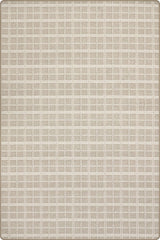 Mallard Plaid Ridged Custom Sample Swatch | Oatmeal