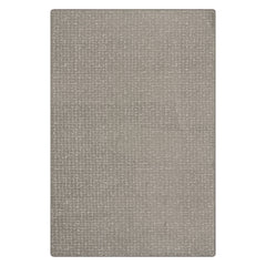 Chickadee Checked Custom Rug | Grey