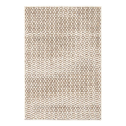 Honeycomb Handwoven Wool Rug | Natural