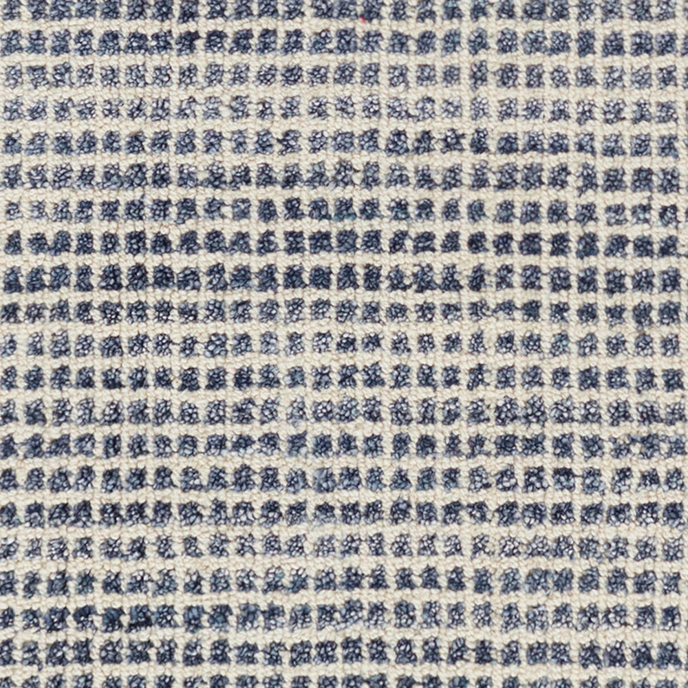 Homer Hand Loom Knotted Wool/Viscose Rug Swatch | Blue