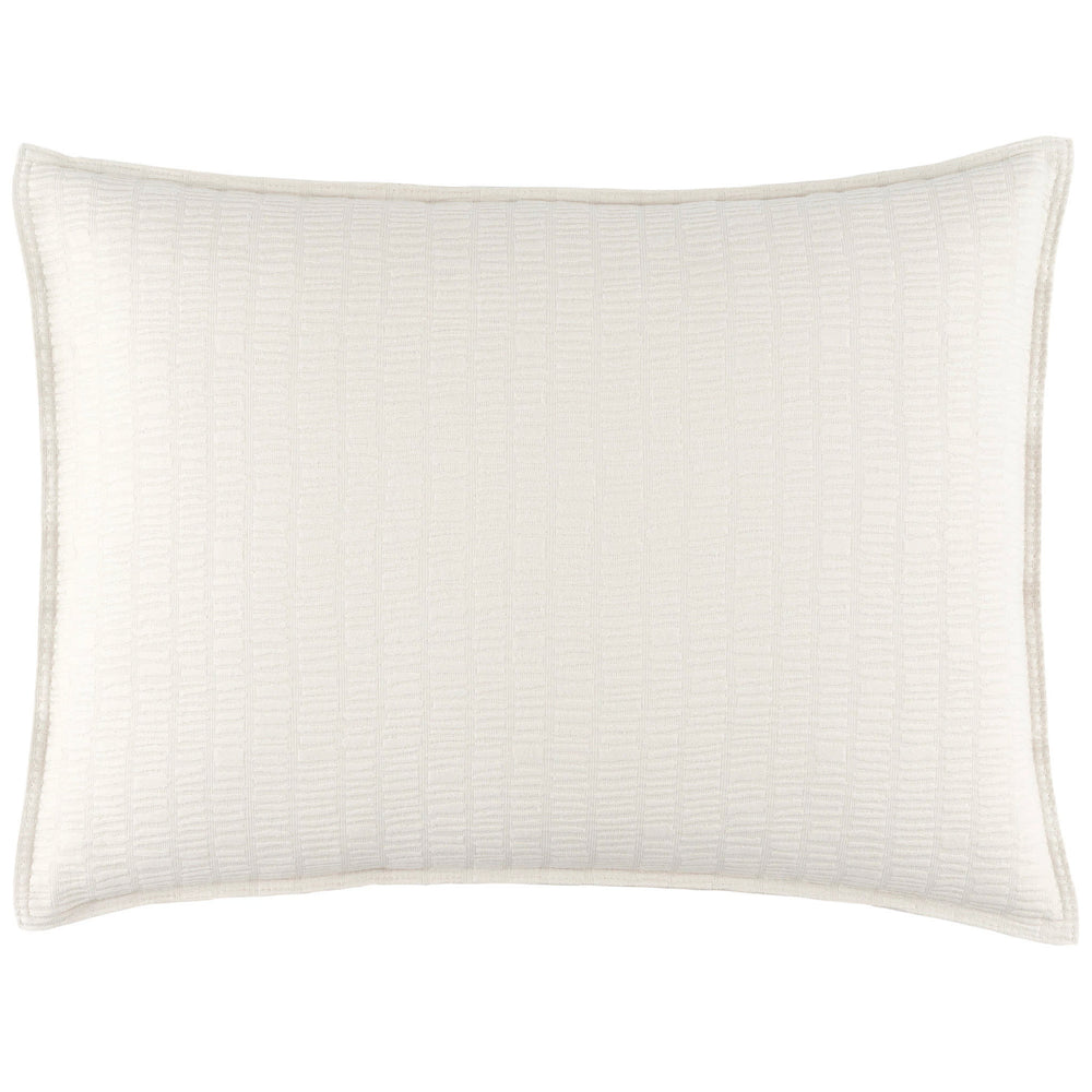 Roark Matelasse Sham | Plaster