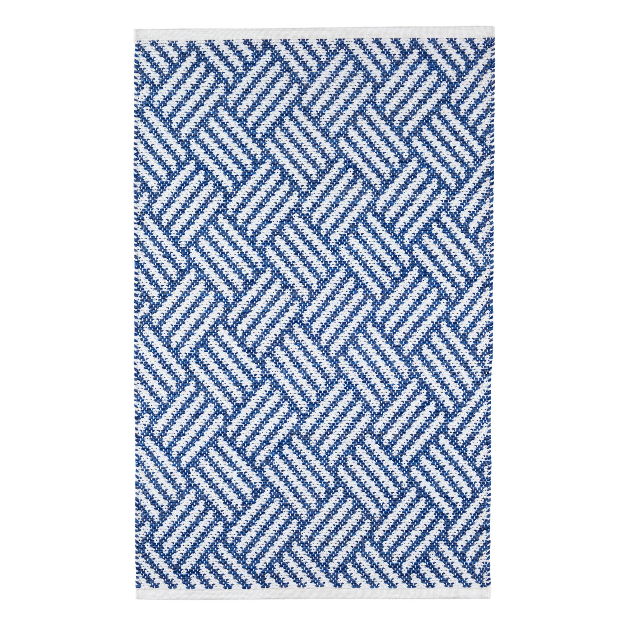 Crisscross Handwoven Indoor/Outdoor Rug | Denim – Annie Selke