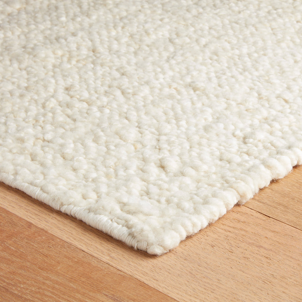 Holmstead Handwoven Wool Rug | Ivory
