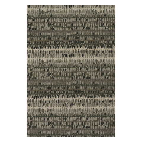 Paint Chip Hand Micro Hooked Wool Rug | Forest