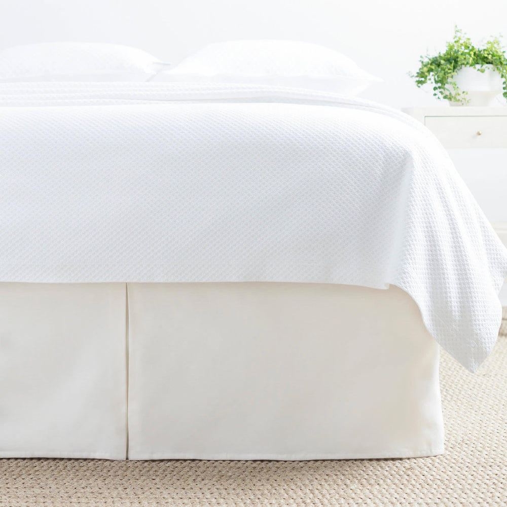 Lush Linen Bed Skirt | Ivory