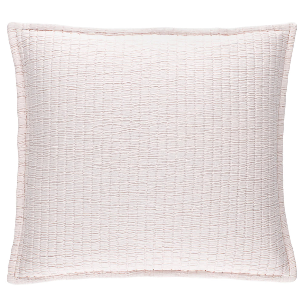 Boyfriend Matelasse Sham | Slipper Pink