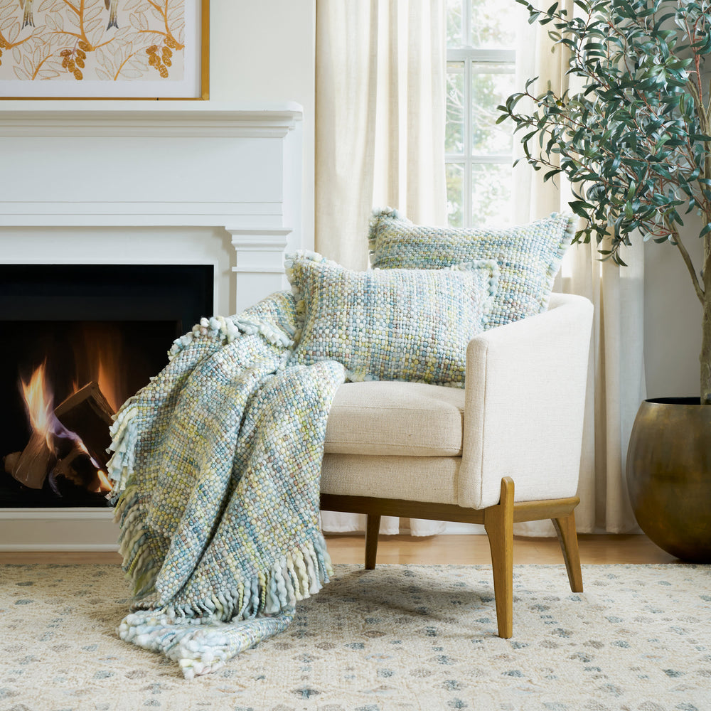 Elowyn Decorative Pillow Cover | Mineral