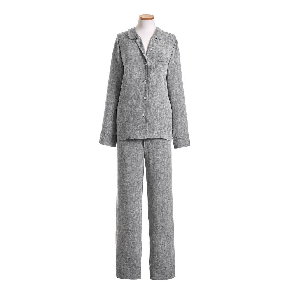 Lush Linen Pajama | Black